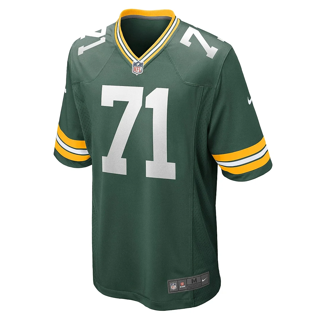 Zennovawear Men's Green Bay Packers Josh Myers Green Game Jersey