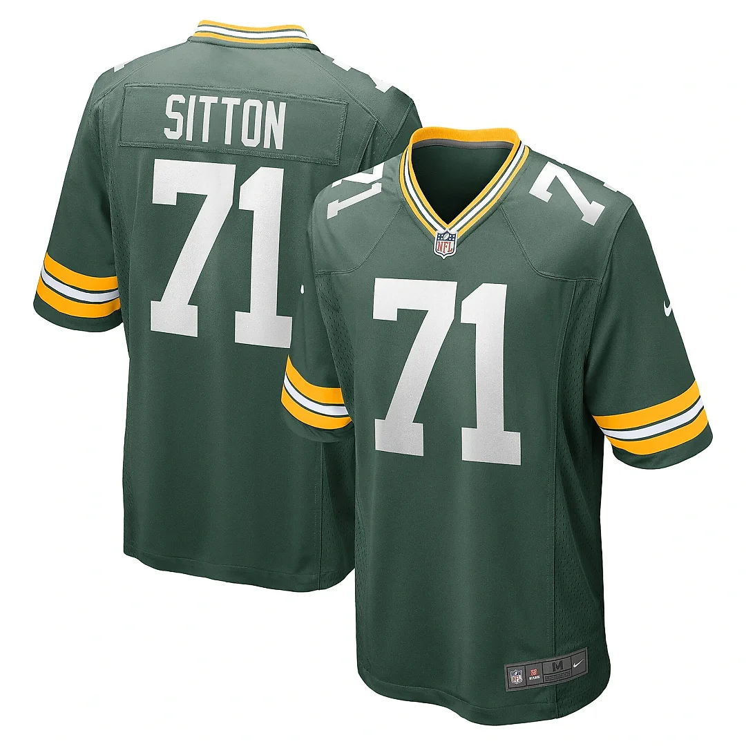 Zennovawear Men's Green Bay Packers Josh Sitton Green Retired Game Jersey
