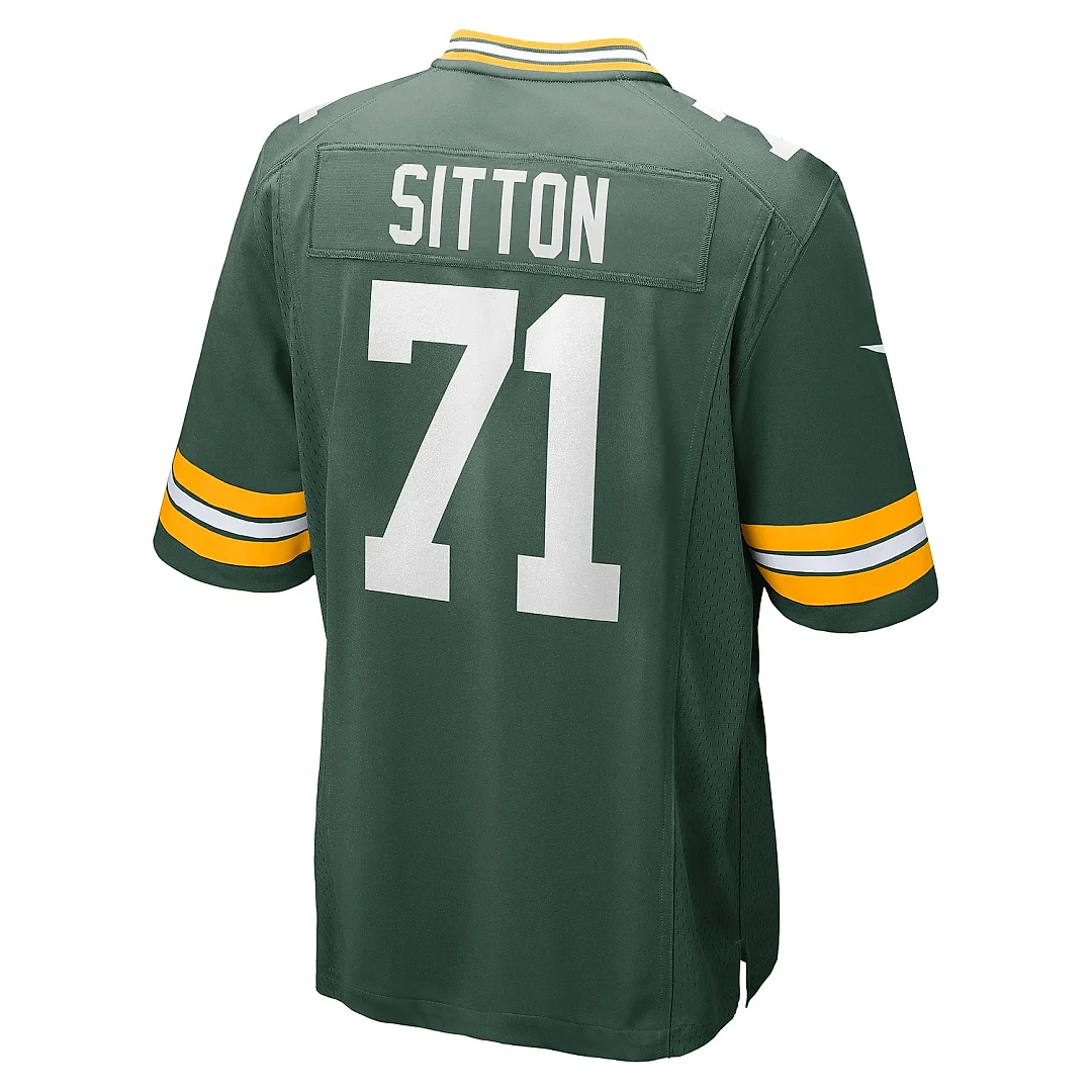 Zennovawear Men's Green Bay Packers Josh Sitton Green Retired Game Jersey