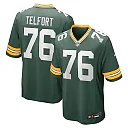 Zennovawear Men's Green Bay Packers Kadeem Telfort Green Game Jersey