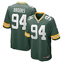 Zennovawear Men's Green Bay Packers Karl Brooks Green Game Jersey