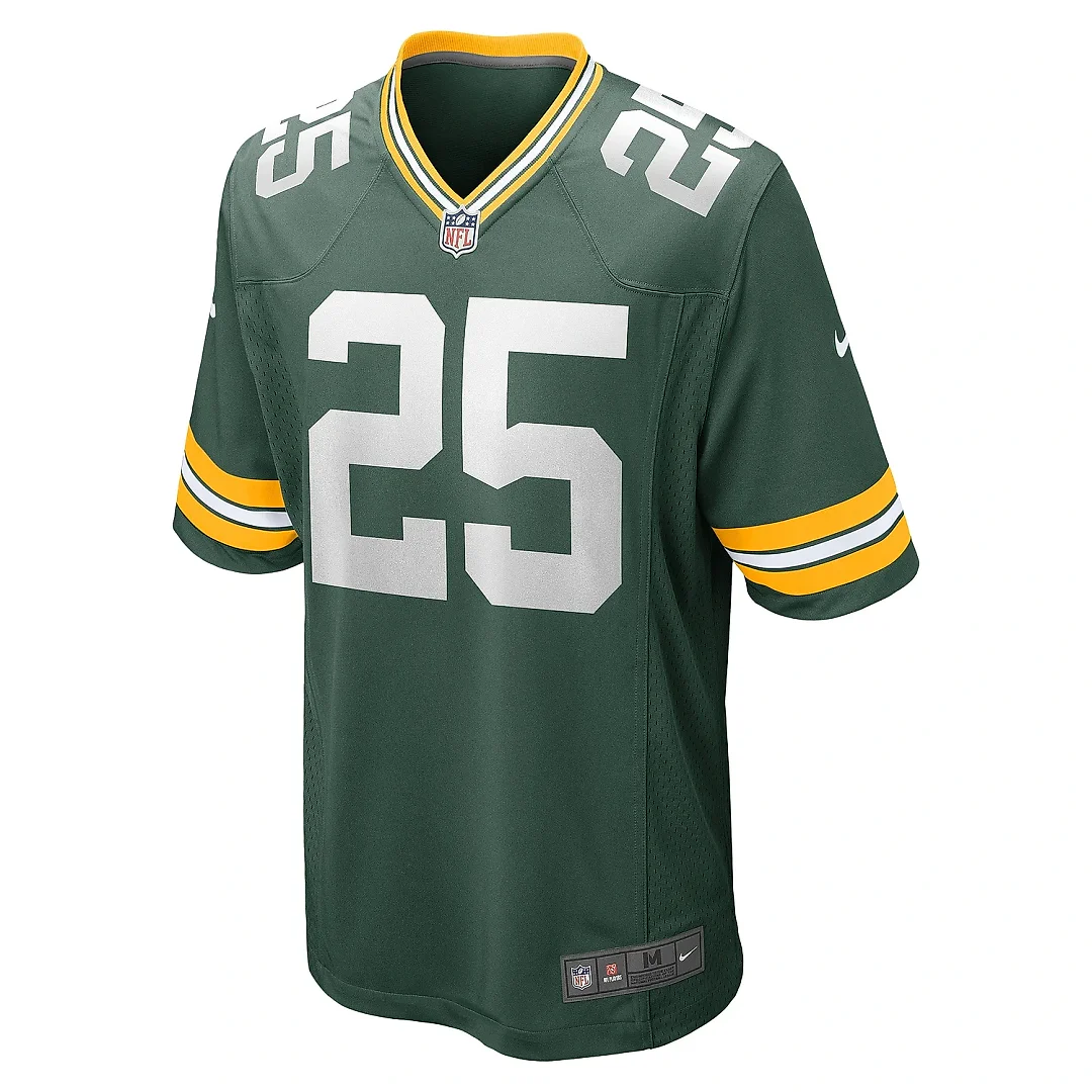 Zennovawear Men's Green Bay Packers Keisean Nixon Green Game Player Jersey