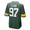 Zennovawear Men's Green Bay Packers Kenny Clark Green Game Jersey