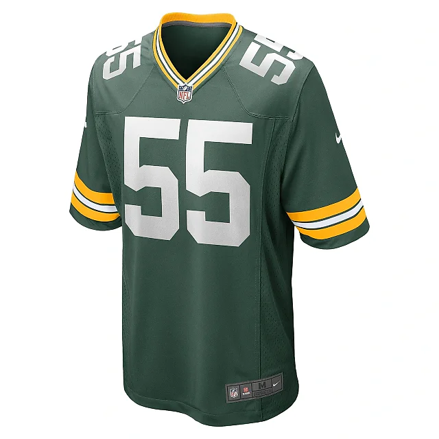Zennovawear Men's Green Bay Packers Kingsley Enagbare Green Game Player Jersey