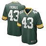 Zennovawear Men's Green Bay Packers Kiondre Thomas Green Game Player Jersey