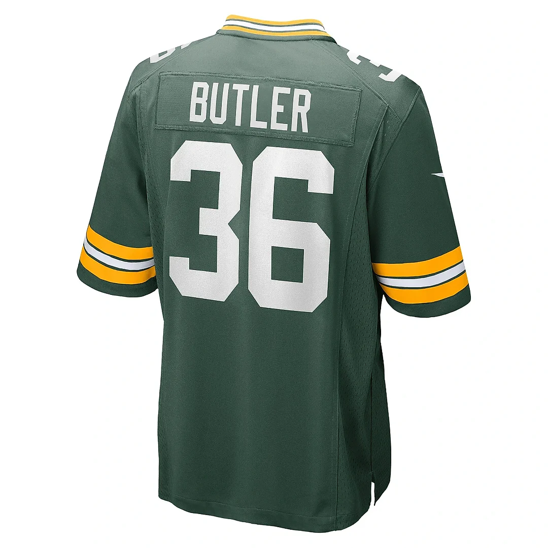 Zennovawear Men's Green Bay Packers LeRoy Butler Green Retired Player Game Jersey