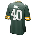 Zennovawear Men's Green Bay Packers LJ Davis Green Game Jersey