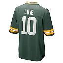 Zennovawear Men's Green Bay Packers Love Green Player Game Jersey