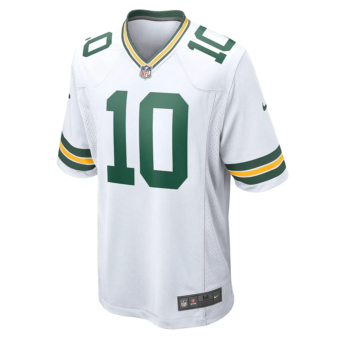 Zennovawear Men's Green Bay Packers Love White Game Jersey