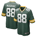 Zennovawear Men's Green Bay Packers Luke Musgrave Green Game Jersey