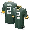 Zennovawear Men's Green Bay Packers Malik Willis Green Game Jersey