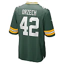 Zennovawear Men's Green Bay Packers Matt Orzech Green Game Jersey