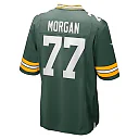 Zennovawear Men's Green Bay Packers Morgan Green Player Game Jersey