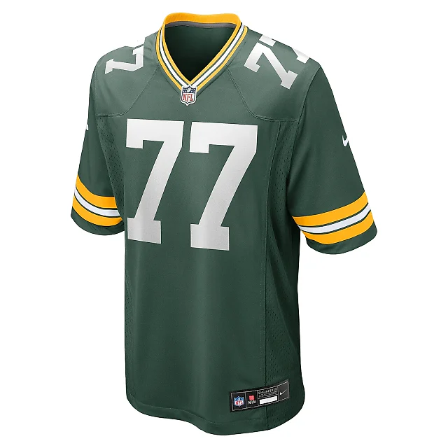 Zennovawear Men's Green Bay Packers Morgan Green Player Game Jersey