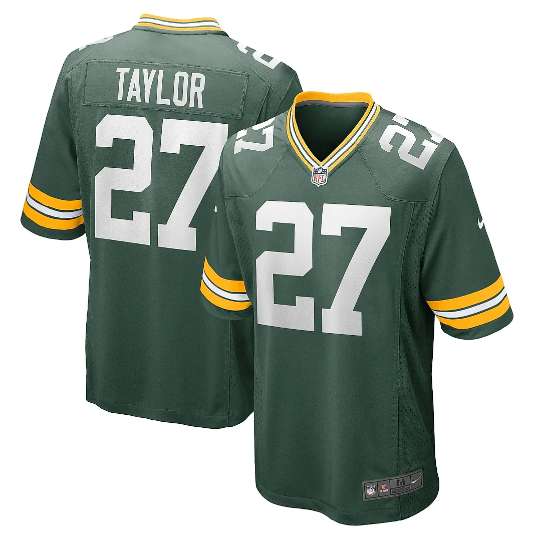 Zennovawear Men's Green Bay Packers Patrick Taylor Green Game Player Jersey