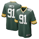 Zennovawear Men's Green Bay Packers Preston Smith Green Game Team Jersey