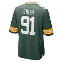 Zennovawear Men's Green Bay Packers Preston Smith Green Game Team Jersey