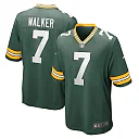 Zennovawear Men's Green Bay Packers Quay Walker Green Player Game Jersey