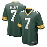 Zennovawear Men's Green Bay Packers Quay Walker Green Player Game Jersey