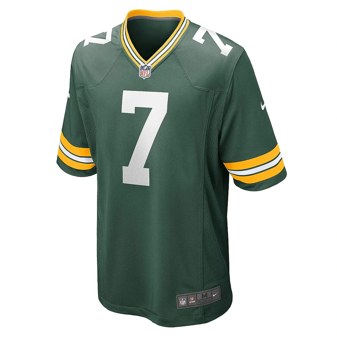 Zennovawear Men's Green Bay Packers Quay Walker Green Player Game Jersey