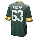 Zennovawear Men's Green Bay Packers Rasheed Walker Green Game Player Jersey
