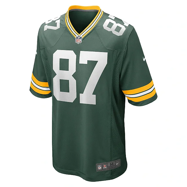 Zennovawear Men's Green Bay Packers Romeo Doubs Green Game Player Jersey