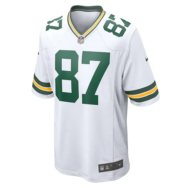 Zennovawear Men's Green Bay Packers Romeo Doubs White Game Player Jersey