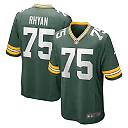 Zennovawear Men's Green Bay Packers Sean Rhyan Green Game Player Jersey