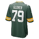 Zennovawear Men's Green Bay Packers Travis Glover Green Game Jersey