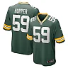 Zennovawear Men's Green Bay Packers Ty'Ron Hopper Green Game Jersey