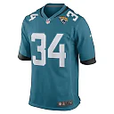 Zennovawear Men's Gregory Junior Jacksonville Jaguars Teal Team Game Player Jersey
