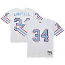 Zennovawear Men's Houston Oilers Earl Campbell Mitchell & Ness White 1979 Legacy Jersey