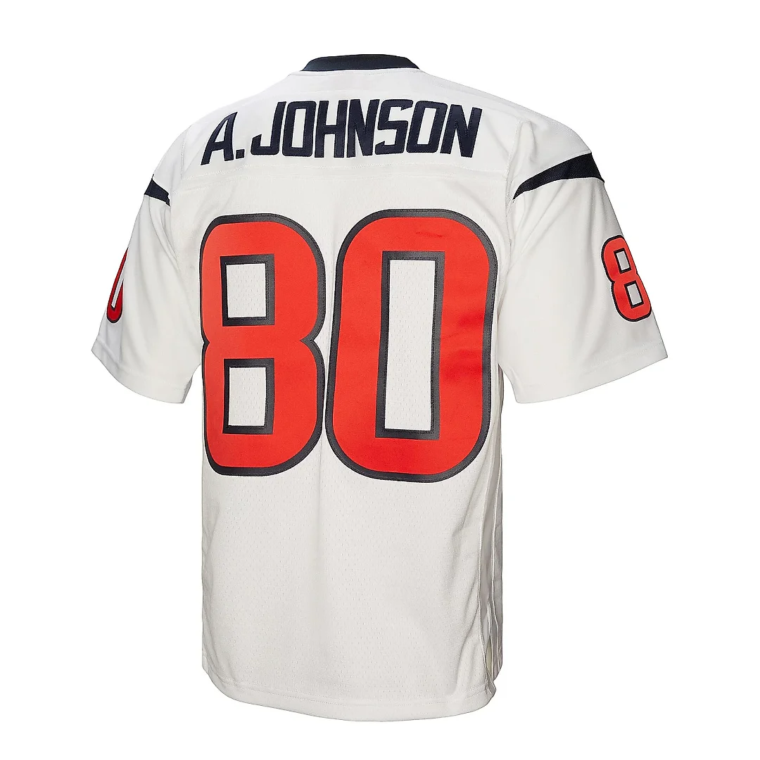 Zennovawear Men's Houston Texans Andre Johnson Mitchell & Ness White Legacy Jersey