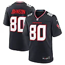 Zennovawear Men's Houston Texans Andre Johnson Navy Team Retired Player Game Jersey