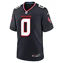 Zennovawear Men's Houston Texans Azeez Al-Shaair Navy Team Game Jersey