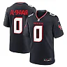 Zennovawear Men's Houston Texans Azeez Al-Shaair Navy Team Game Jersey