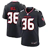 Zennovawear Men's Houston Texans Brandon Hill Navy Team Game Jersey