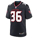 Zennovawear Men's Houston Texans Brandon Hill Navy Team Game Jersey