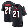 Zennovawear Men's Houston Texans Calen Bullock Navy Team Game Jersey