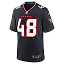 Zennovawear Men's Houston Texans Christian Harris Navy Team Game Jersey