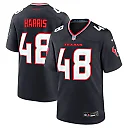 Zennovawear Men's Houston Texans Christian Harris Navy Team Game Jersey