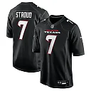 Zennovawear Men's Houston Texans C.J. Stroud Carbon Black Fashion Jersey