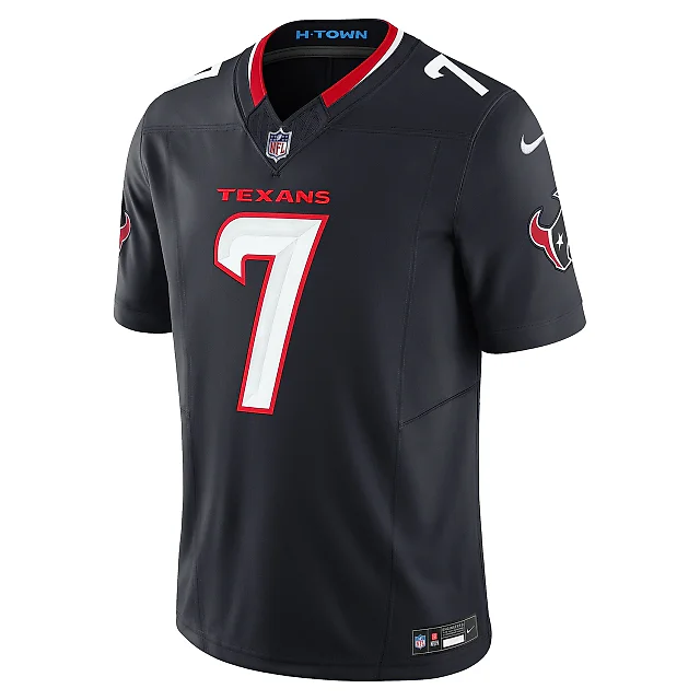 Zennovawear Men's Houston Texans C.J. Stroud Navy Vapor F.U.S.E. Limited Jersey