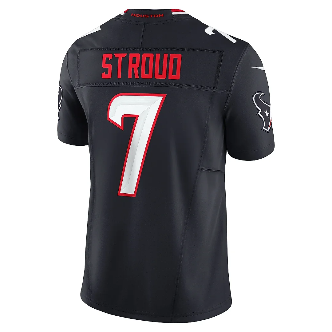 Zennovawear Men's Houston Texans C.J. Stroud Navy Vapor F.U.S.E. Limited Jersey