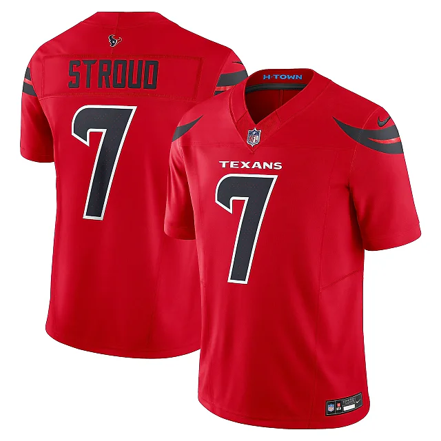 Zennovawear Men's Houston Texans C.J. Stroud Red Alternate Vapor F.U.S.E. Limited Jersey