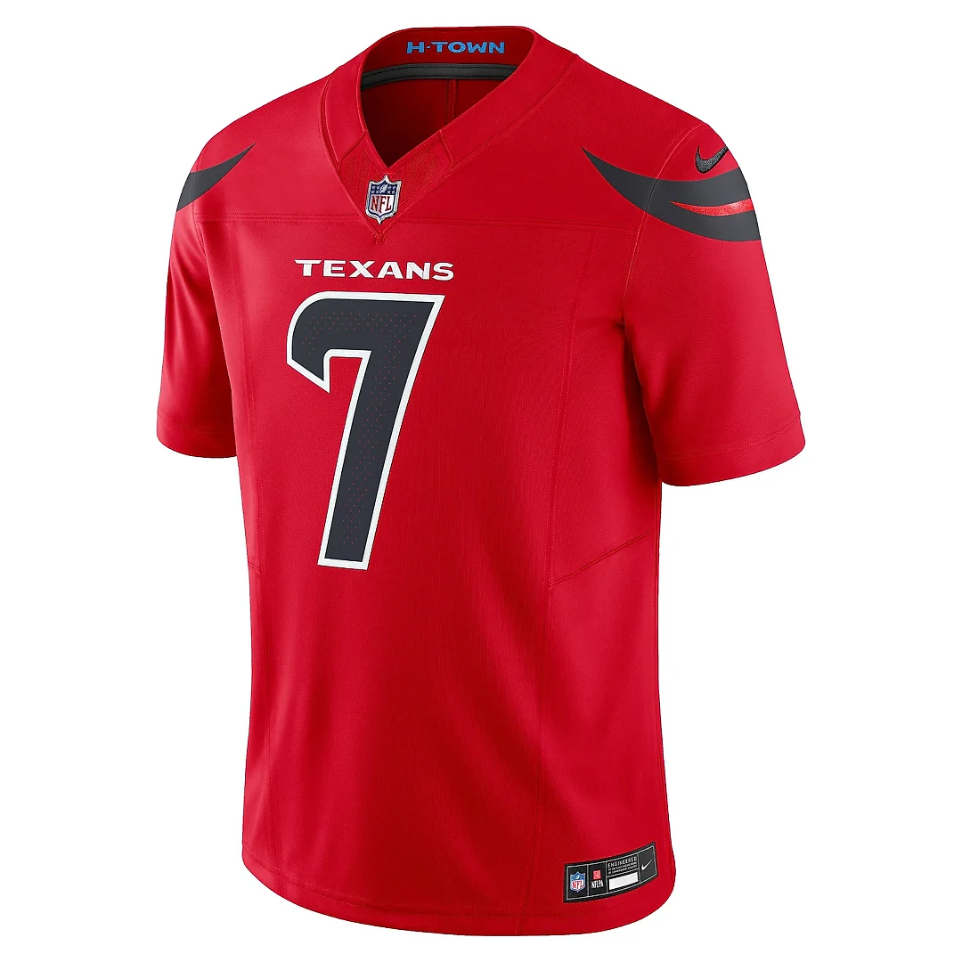 Zennovawear Men's Houston Texans C.J. Stroud Red Alternate Vapor F.U.S.E. Limited Jersey