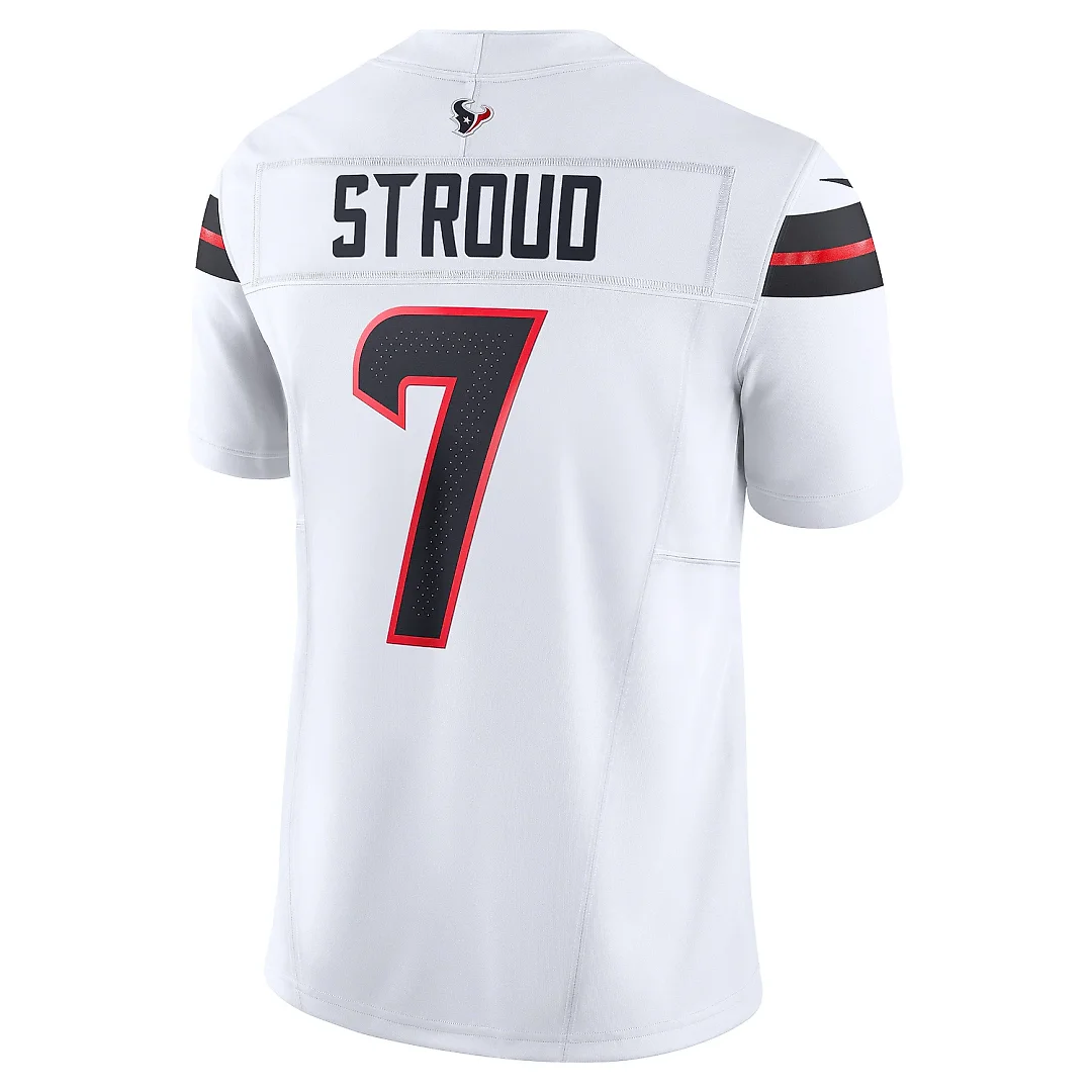 Zennovawear Men's Houston Texans C.J. Stroud White Vapor F.U.S.E. Limited Jersey