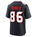 Zennovawear Men's Houston Texans Dalton Schultz Navy Team Game Jersey