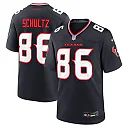 Zennovawear Men's Houston Texans Dalton Schultz Navy Team Game Jersey
