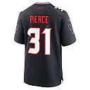 Zennovawear Men's Houston Texans Dameon Pierce Navy Game Jersey